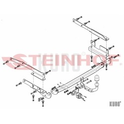 Steinhof hak holowniczy Mitsubishi Colt 2004-2012