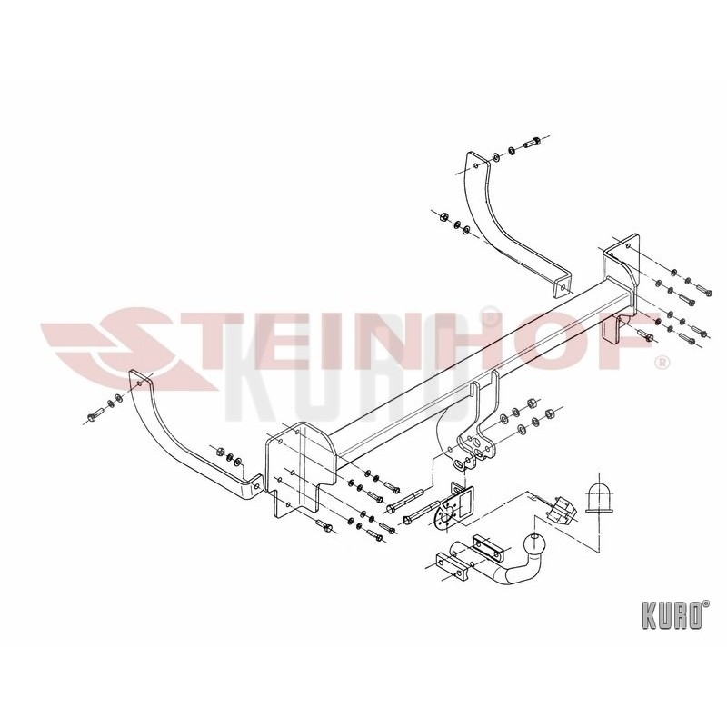 Steinhof hak holowniczy Peugeot 407 SW 2004-2011