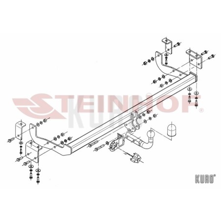 Steinhof hak holowniczy Renault Kangoo II 2008-2021