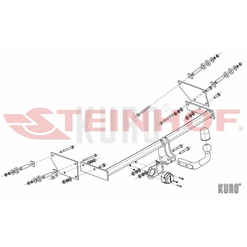 Steinhof hak holowniczy Renault Grand Modus 2008-2012