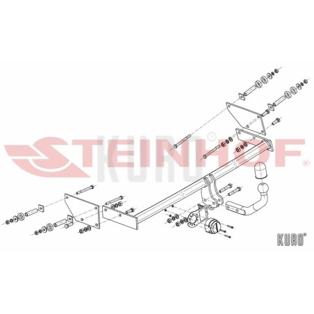 Steinhof hak holowniczy Renault Grand Modus 2008-2012