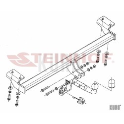 Steinhof hak holowniczy Toyota RAV4 2000-2006