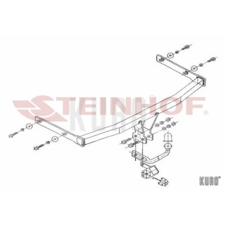 Steinhof hak holowniczy Seat Ibiza 2002-2008