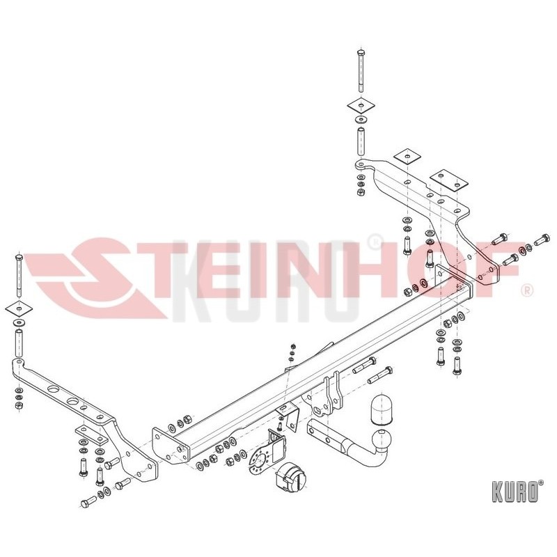 Steinhof hak holowniczy Subaru Forester 1997-2008