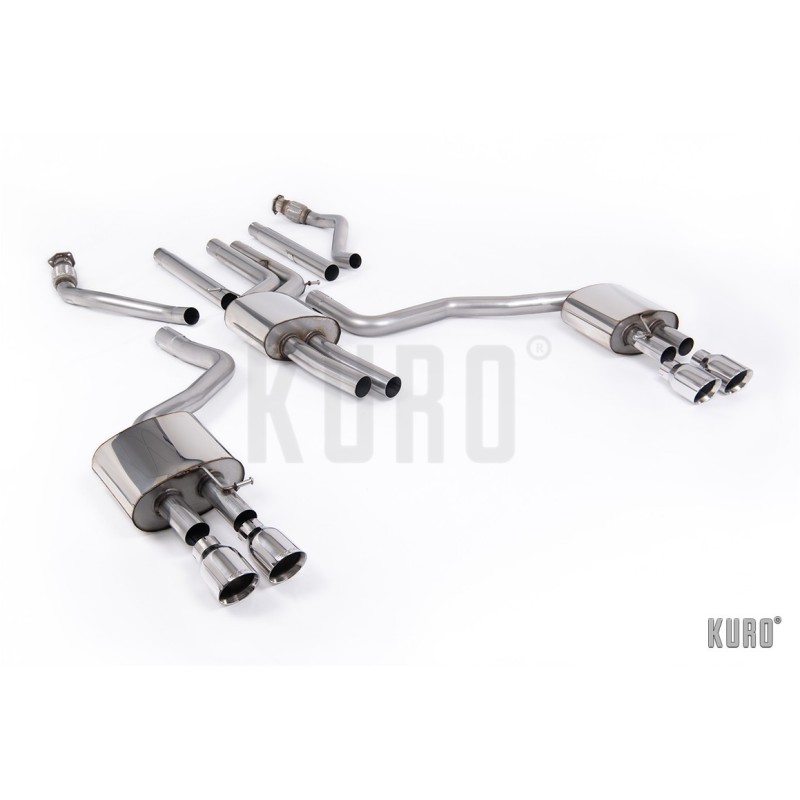 Milltek Audi A6 C7.5 3.0 TFSI Cat-back Resonated