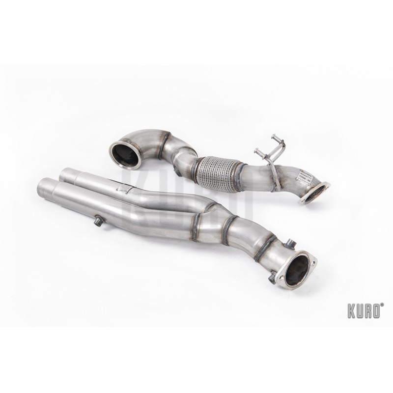 Milltek Audi RS Q3 F3 Downpipe De-cat zastępujący GPF