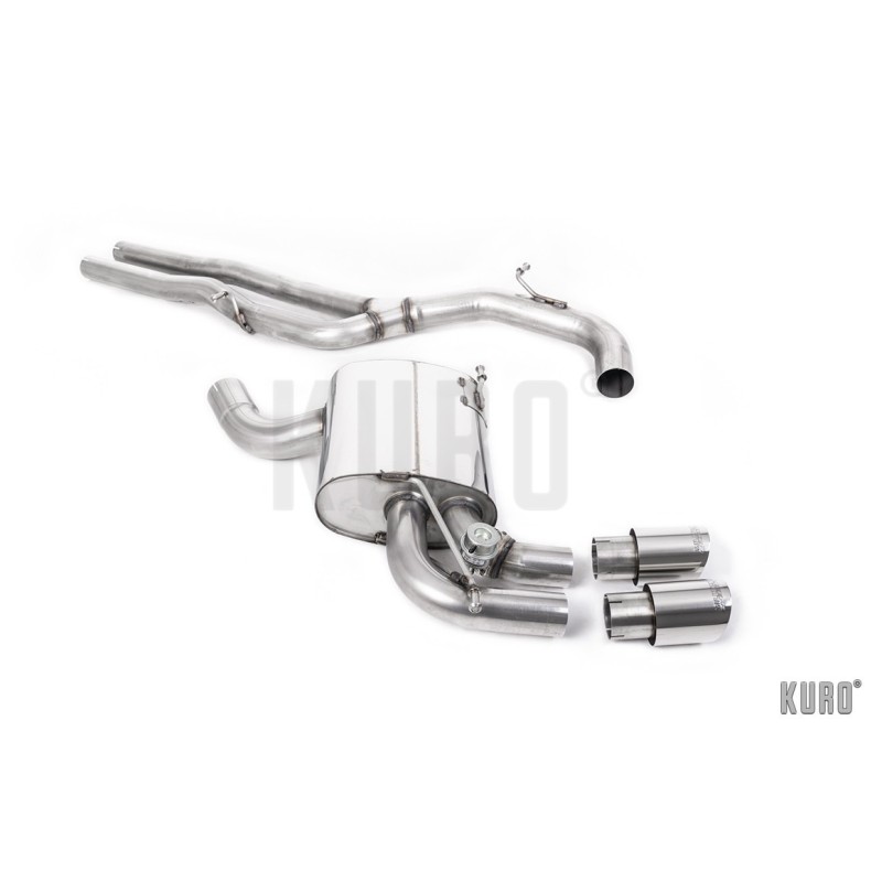 Milltek Audi RS3 8P 2.5 TFSI Cat-back Non-resonated