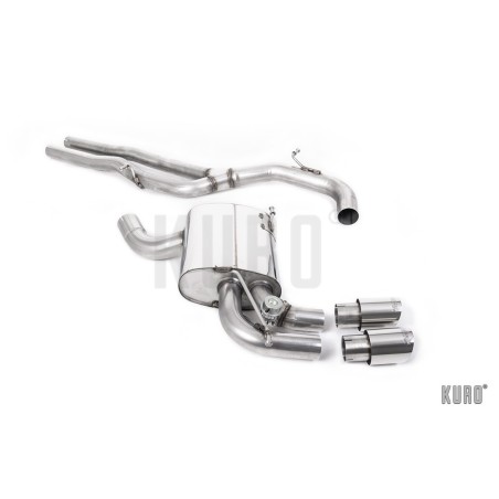 Milltek Audi RS3 8P 2.5 TFSI Cat-back Non-resonated