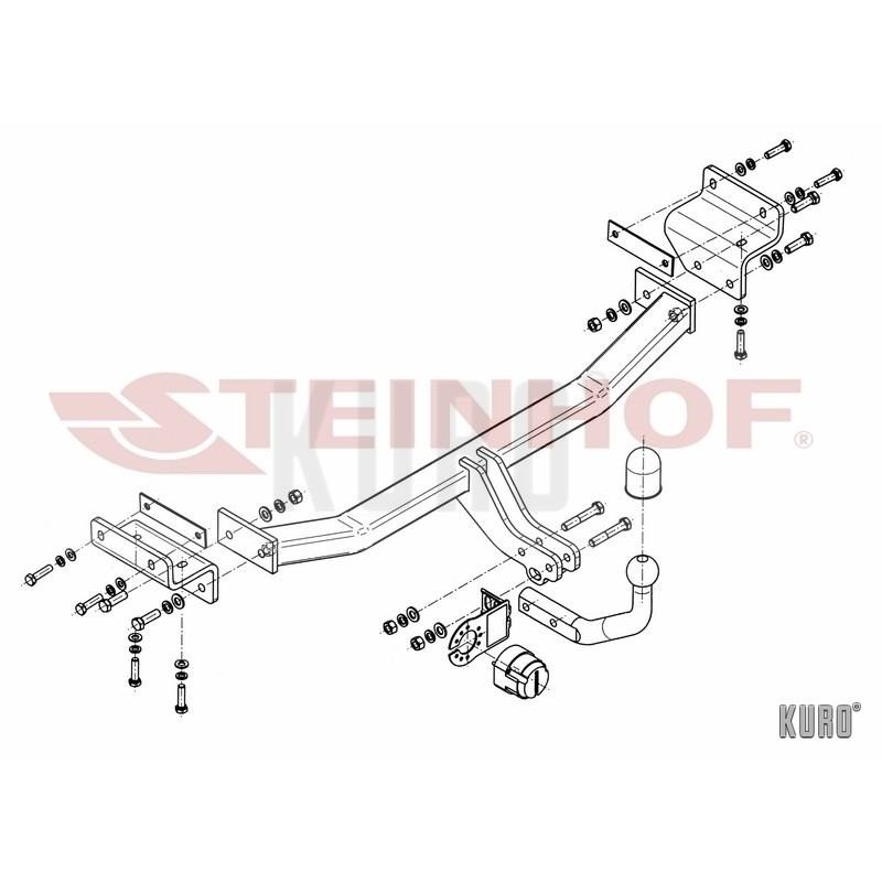 Steinhof hak holowniczy Kia Cee`d II Hatchback 2012-2018