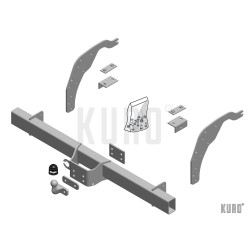 Brink hak holowniczy Ford Ranger 2012-2022