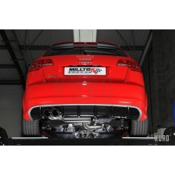 Milltek Audi RS3 8P 2.5 TFSI Cat-back Resonated (EC)