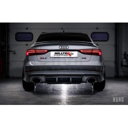 Milltek Audi RS3 8V Sedan 2018+ GPF-back Resonated HollowTek