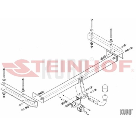 Steinhof hak holowniczy Audi A6 allroad quattro (C6) 2006-2011
