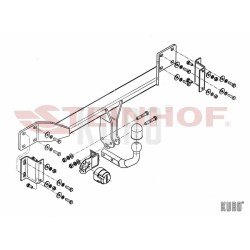 Steinhof hak holowniczy BMW Seria 5 Kombi (E61) 2004-2010