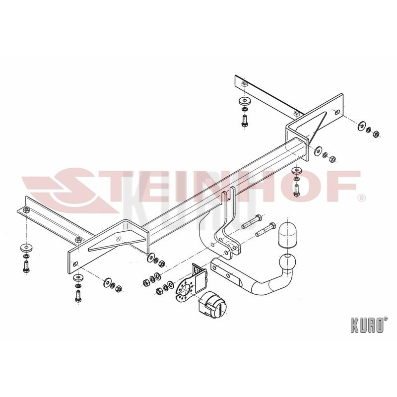 Steinhof hak holowniczy Chevrolet Cruze Hatchback 2011-2016