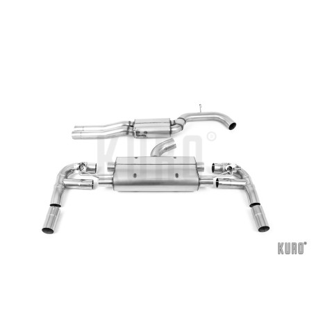 Milltek Audi RS3 8V Sedan Cat-back Resonated 80mm (EC)
