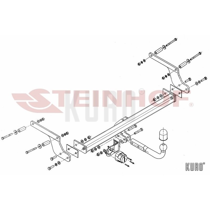 Steinhof hak holowniczy Dacia Duster I 2010-2013