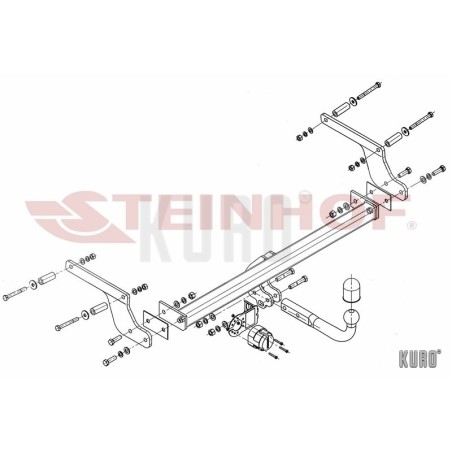 Steinhof hak holowniczy Dacia Duster I 2010-2013