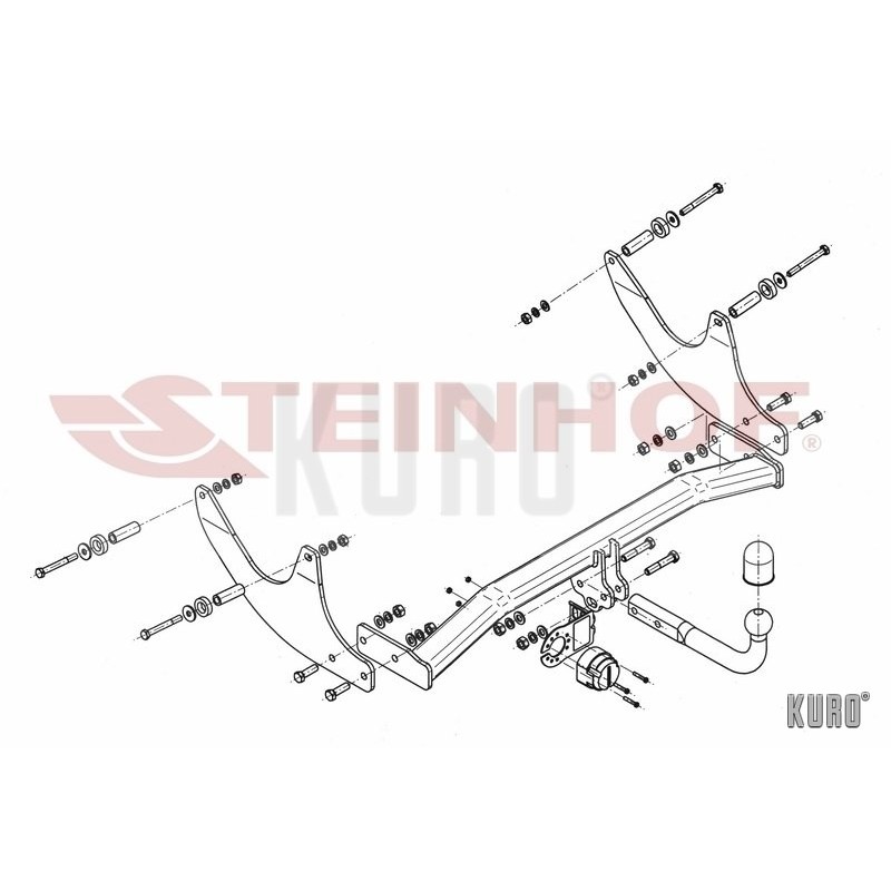 Steinhof hak holowniczy Dacia Logan MCV II 2013-2020