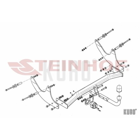 Steinhof hak holowniczy Dacia Logan MCV II 2013-2020