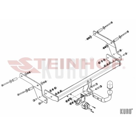 Steinhof hak holowniczy Dacia Sandero StepWay II 2013-2021
