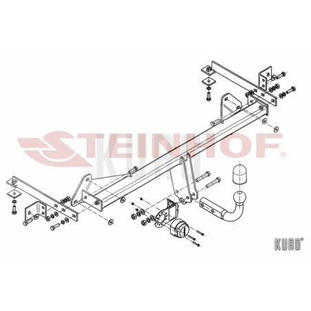 Steinhof hak holowniczy Fiat 500L 2012-2017