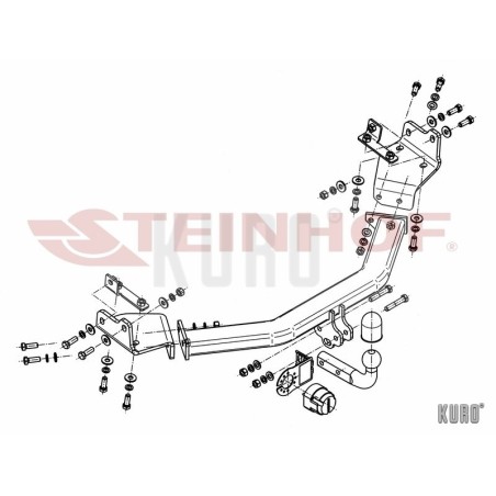 Steinhof hak holowniczy Fiat Freemont 2011-2016