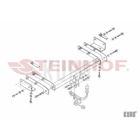 Steinhof hak holowniczy Fiat Stilo Kombi Multi Wagon 2003-2008