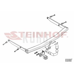 Steinhof hak holowniczy Ford Focus II Sedan 2005-2010