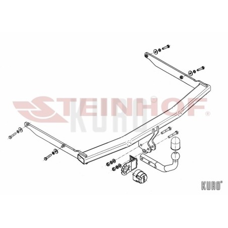 Steinhof hak holowniczy Ford Focus II Sedan 2005-2010