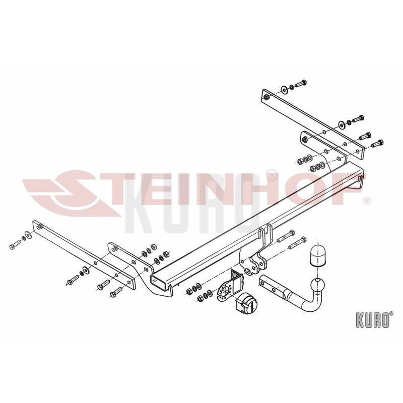 Steinhof hak holowniczy Ford Kuga II 2013-2019