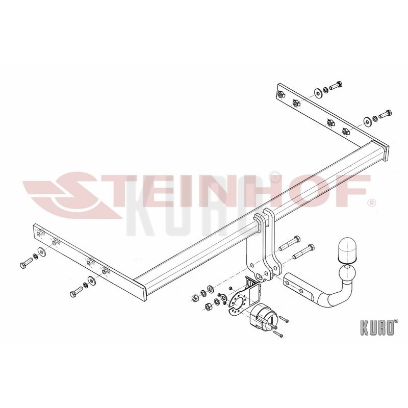 Steinhof hak holowniczy Audi A3 Sportback (8PA) 2008-2012