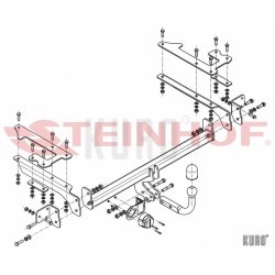 Steinhof hak holowniczy Honda Civic VII Hatchback 2000-2005