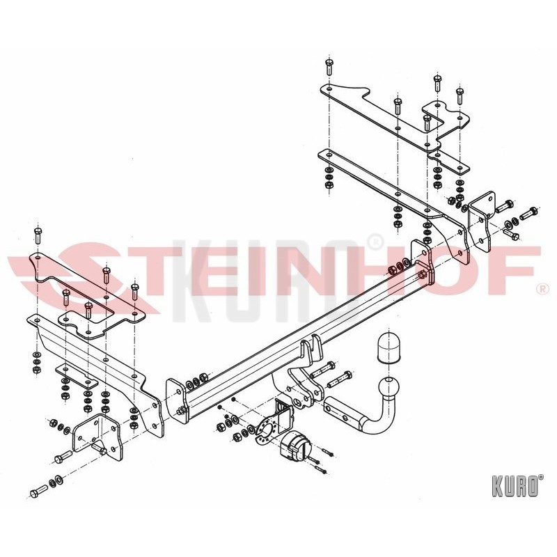 Steinhof hak holowniczy Honda Civic VII Hatchback 2000-2005