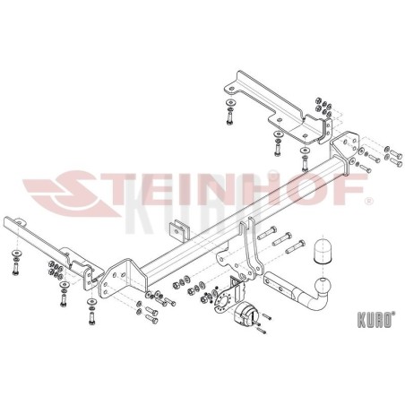 Steinhof hak holowniczy Honda CR-V 2012-2018