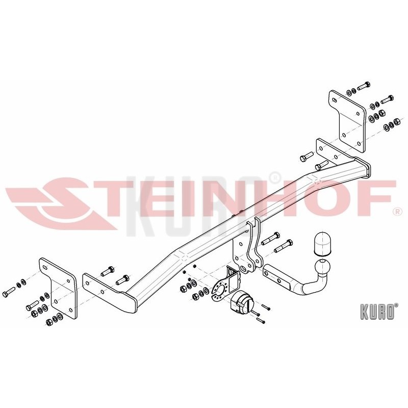 Steinhof hak holowniczy Hyundai Elantra (AD) 2016-2020