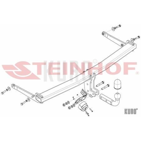 Steinhof hak holowniczy Audi Q2 2016-