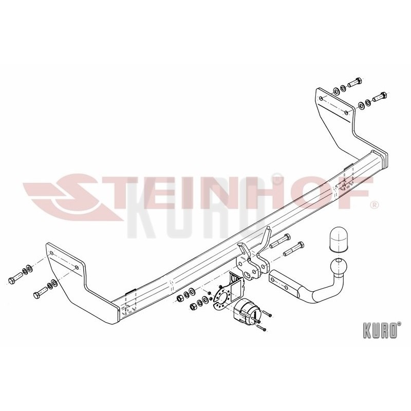 Steinhof hak holowniczy Hyundai ix20 2010-2019