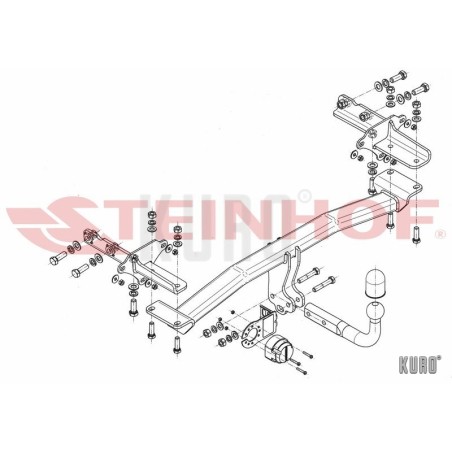 Steinhof hak holowniczy Jeep Renegade 2014-2017