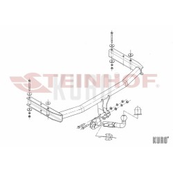 Steinhof hak holowniczy Audi A4 (B7) Kombi 2004-2008