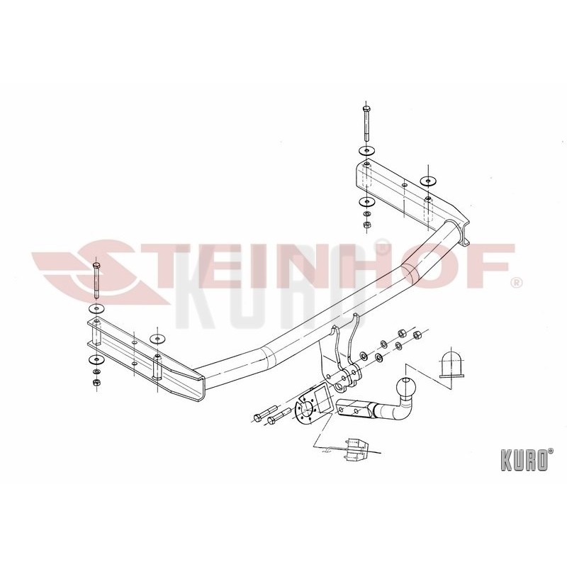 Steinhof hak holowniczy Audi A4 (B7) Kombi 2004-2008