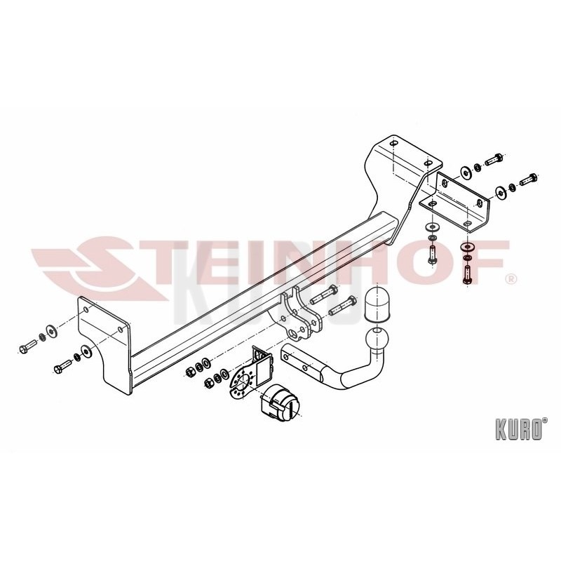 Steinhof hak holowniczy Kia Picanto (TA) 2011-2015