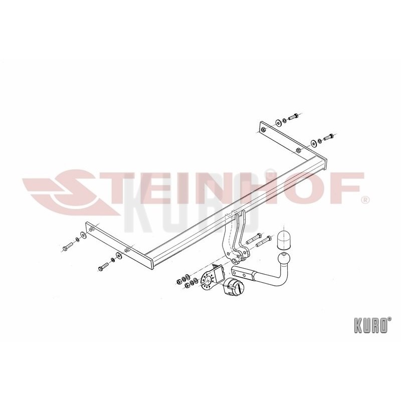 Steinhof hak holowniczy Audi A3 Sportback (8PA) 2004-2008