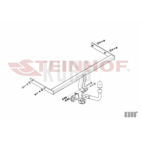 Steinhof hak holowniczy Audi A3 Sportback (8PA) 2004-2008