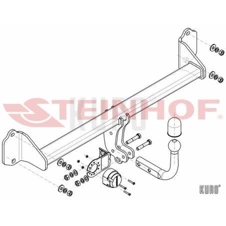 Steinhof hak holowniczy BMW Seria 2 Active Tourer (F45) 2014-2021