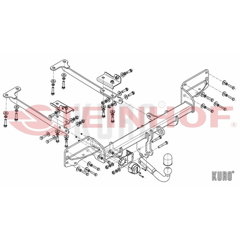 Steinhof hak holowniczy Land Rover Range (L405) 2013-2021