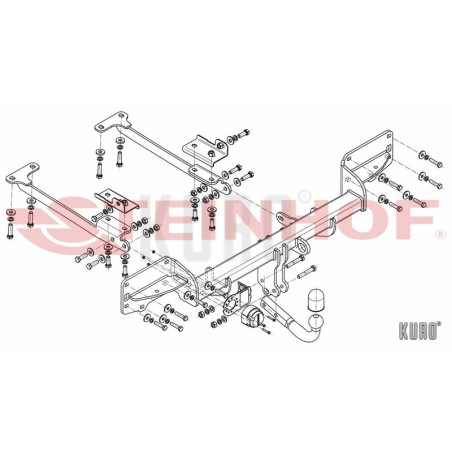 Steinhof hak holowniczy Land Rover Range (L405) 2013-2021