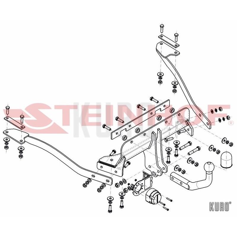 Steinhof hak holowniczy BMW Seria 7 (E38) 1994-2001