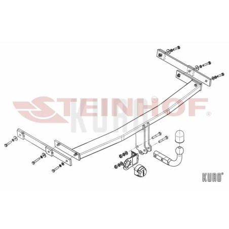 Steinhof hak holowniczy Mazda 6 (GH) 2008-2012