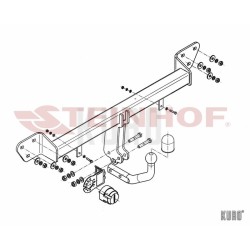 Steinhof hak holowniczy BMW Seria 7 (E65/E66) Lift 2005-2008